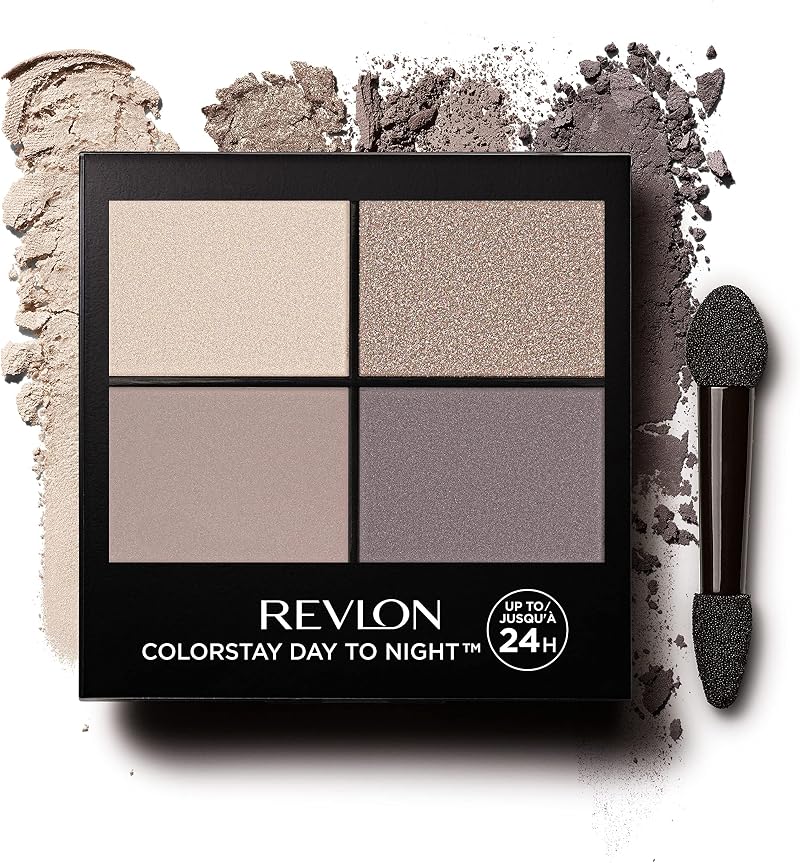 Revlon ColorStay Day to Night 24 Hour Eyeshadow Quad with Dual-Ended Applicator