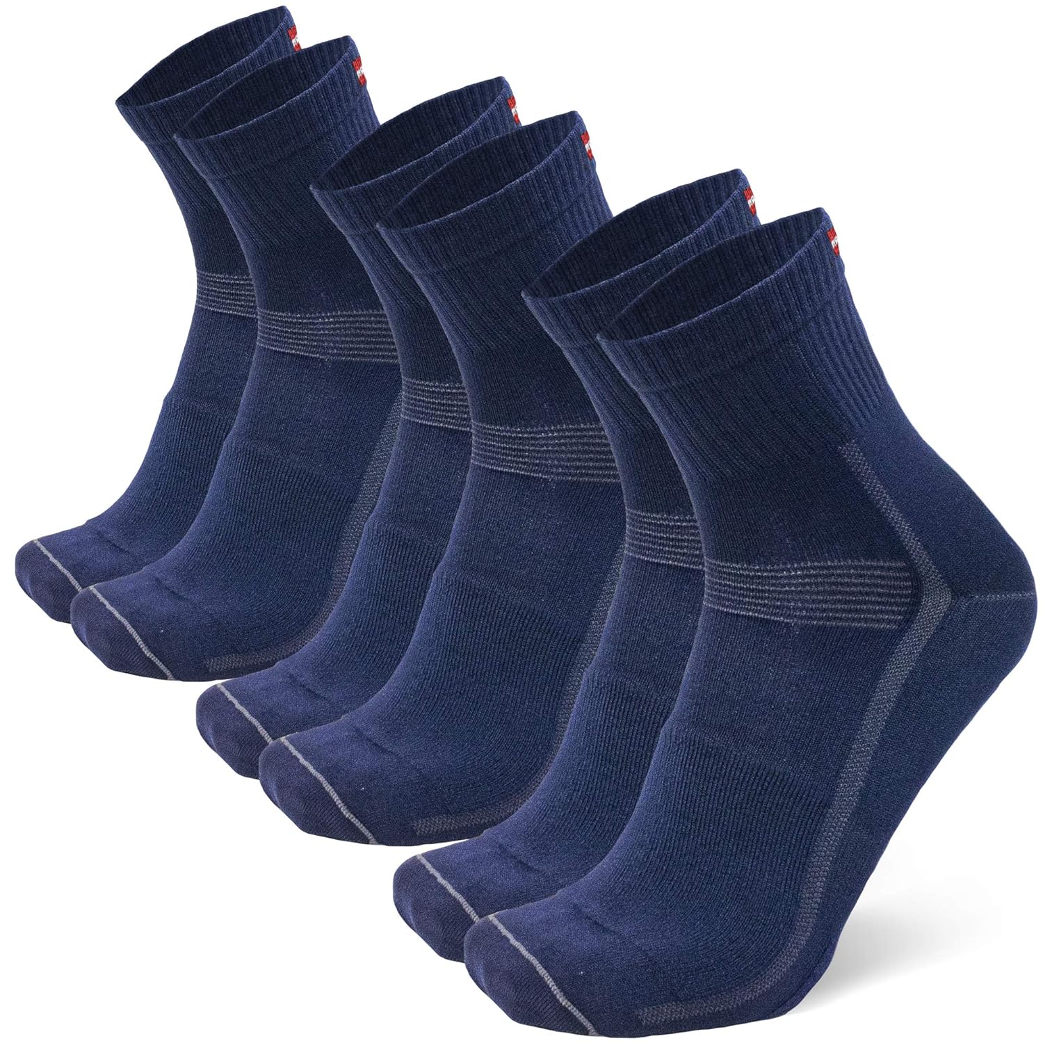 Download 3 Pack Quarter Breathable & Padded Bike Socks Mountain ...