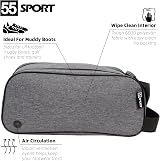 55 Sport 55 Sport Classic Football Boot and Shoe Bag Grey view 2