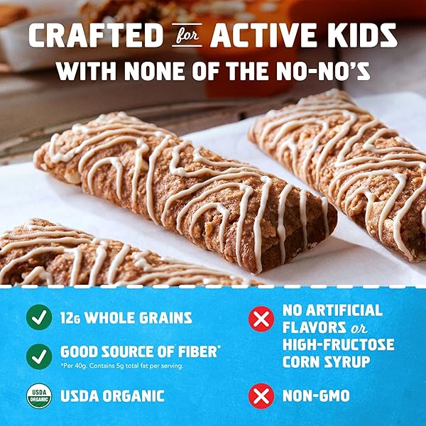 ZBAR – ICED OATMEAL COOKIE – SOFT-BAKED ENERGY SNACK BARS – NON-GMO – 12G WHOLE GRAINS – USDA ORGANIC GRANOLA BARS (18 PACK)
