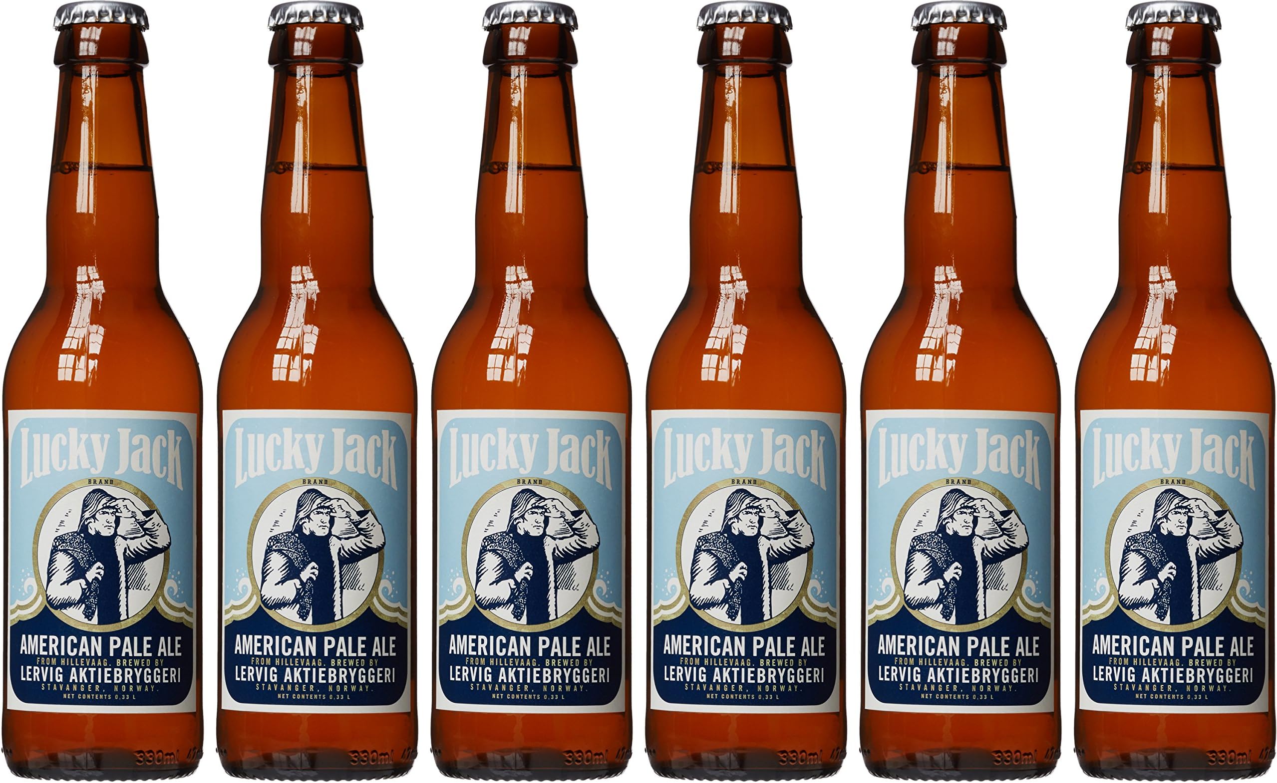Lervig Lucky Jack American Pale Ale, 6 x 330 ml