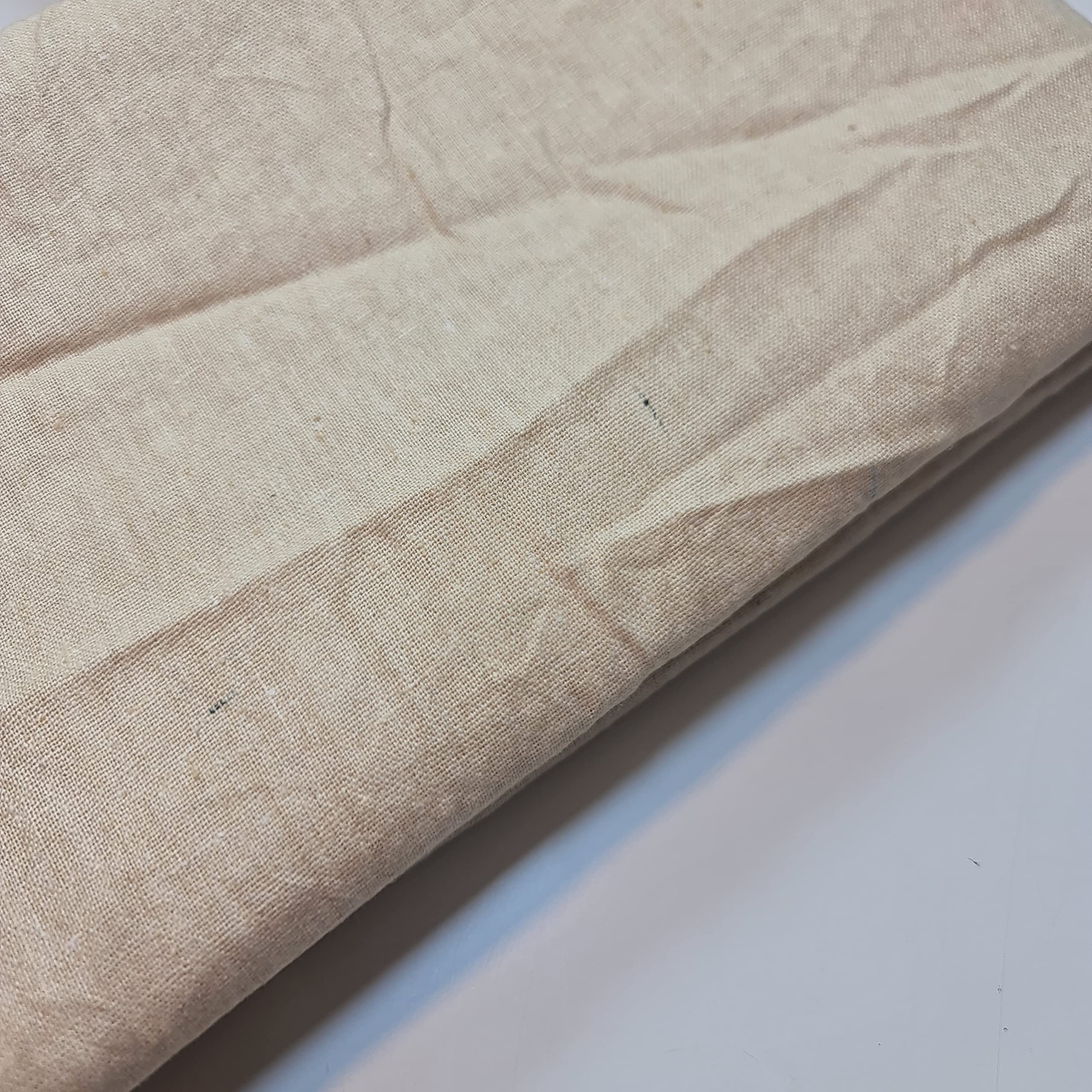 Cotton Calico Canvas Natural *New* 25 Color Craft Patchwork Fabric Material 58" (Cream, 1 Meter)