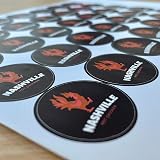 Paradise Print Round Customised Labels 37mm Matt Gloss Kraft Polyester view 6