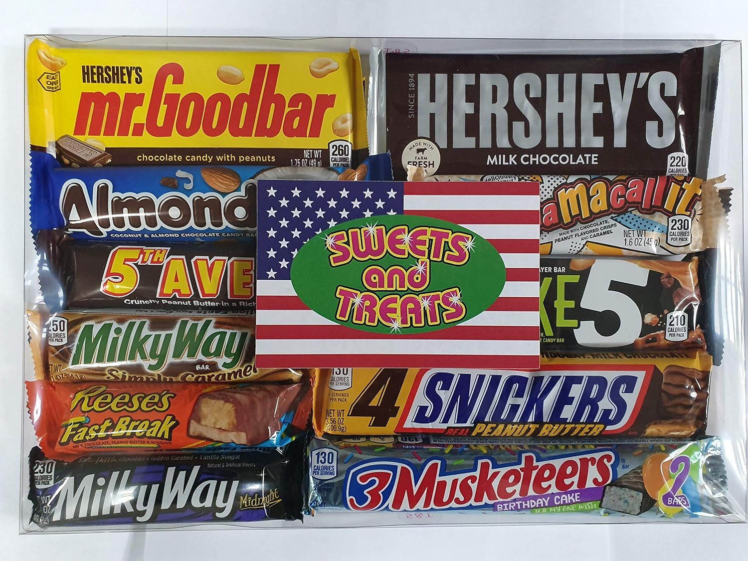 American Chocolate Bar Selection Gift Box Amazon Co Uk Grocery