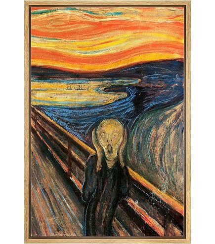 Amazon.com: wall26 Canvas Print Wall Art The Scream by Edvard