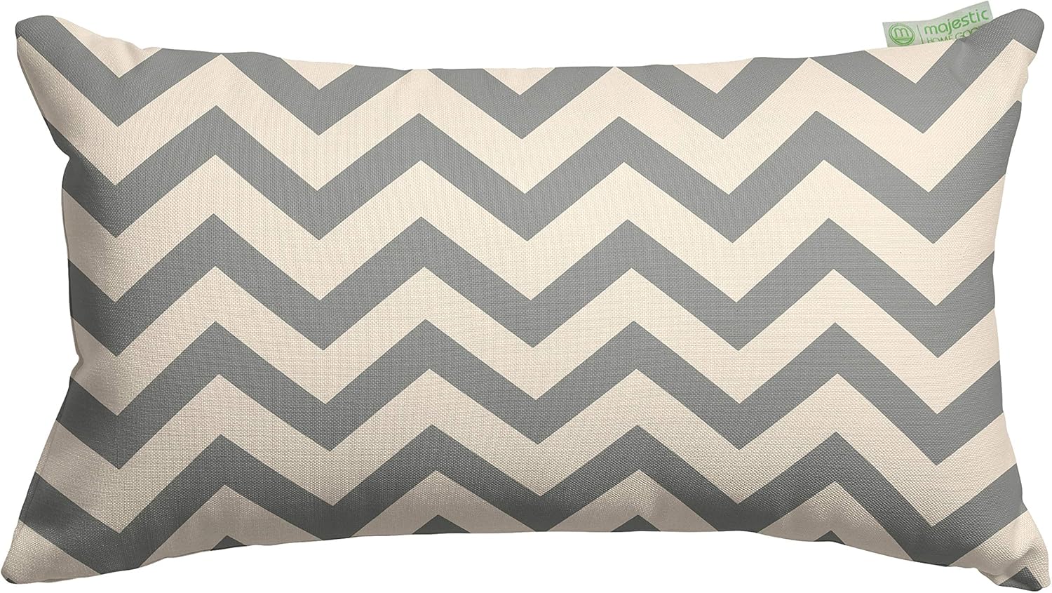 Amazon Com Majestic Home Goods Gray Chevron Indoor Outdoor