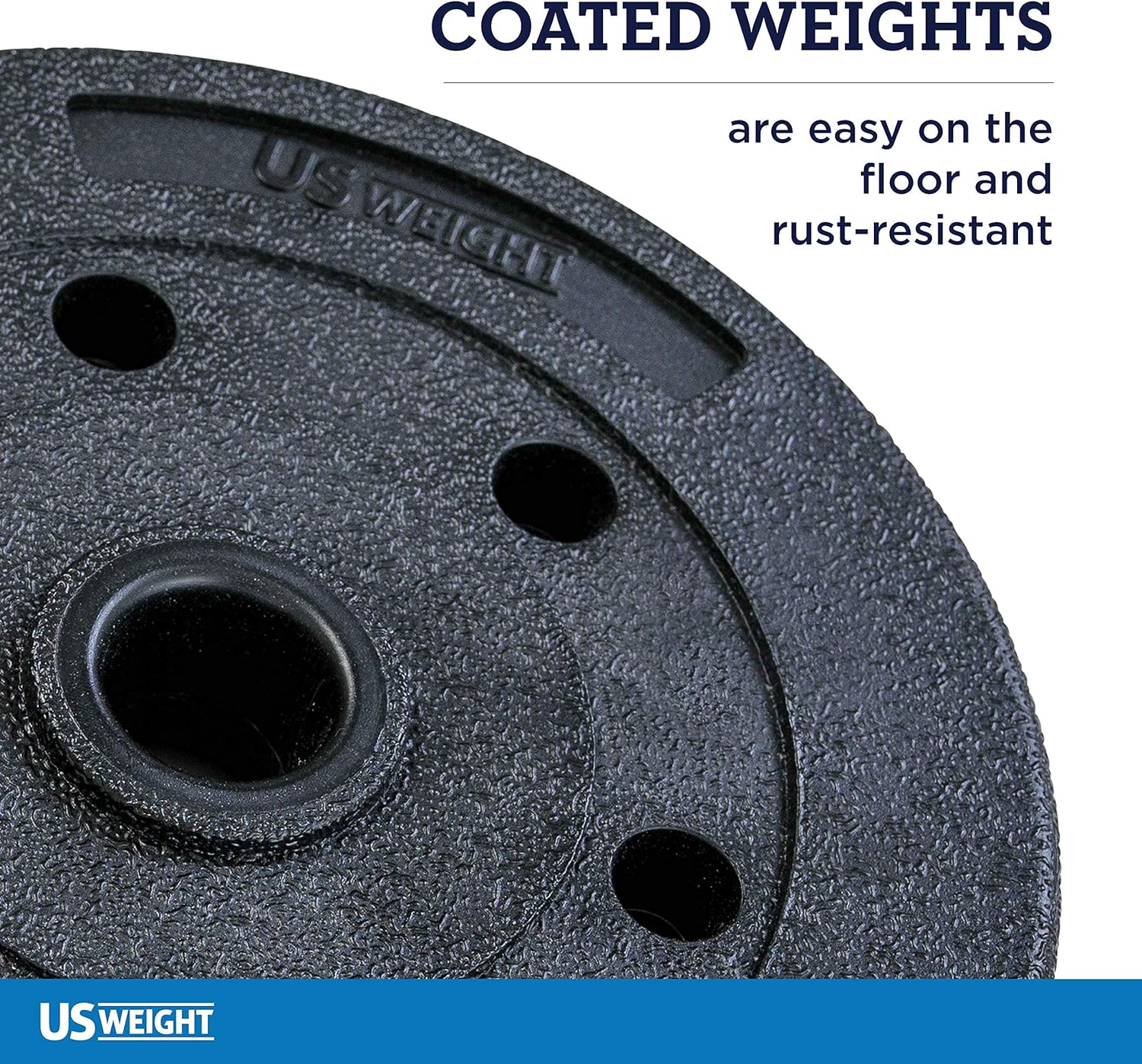 US Weight New 100 lb. Traditional Barbell Weight Set with New Upgraded 12-Gauge Steel Bar and Spring Locking Clips - Includes 20, 10 and 5 lb. Weights : Sports & Outdoors