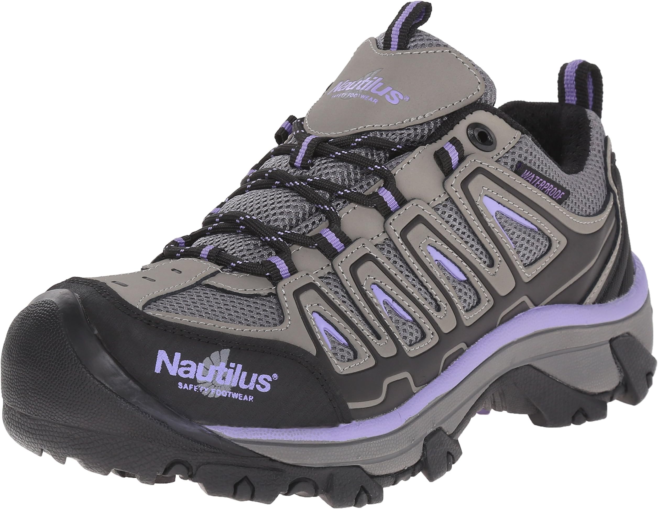 Nautilus Women's 2258 Oxford Steel Toe Waterproof EH Boot, Grey - 8 M