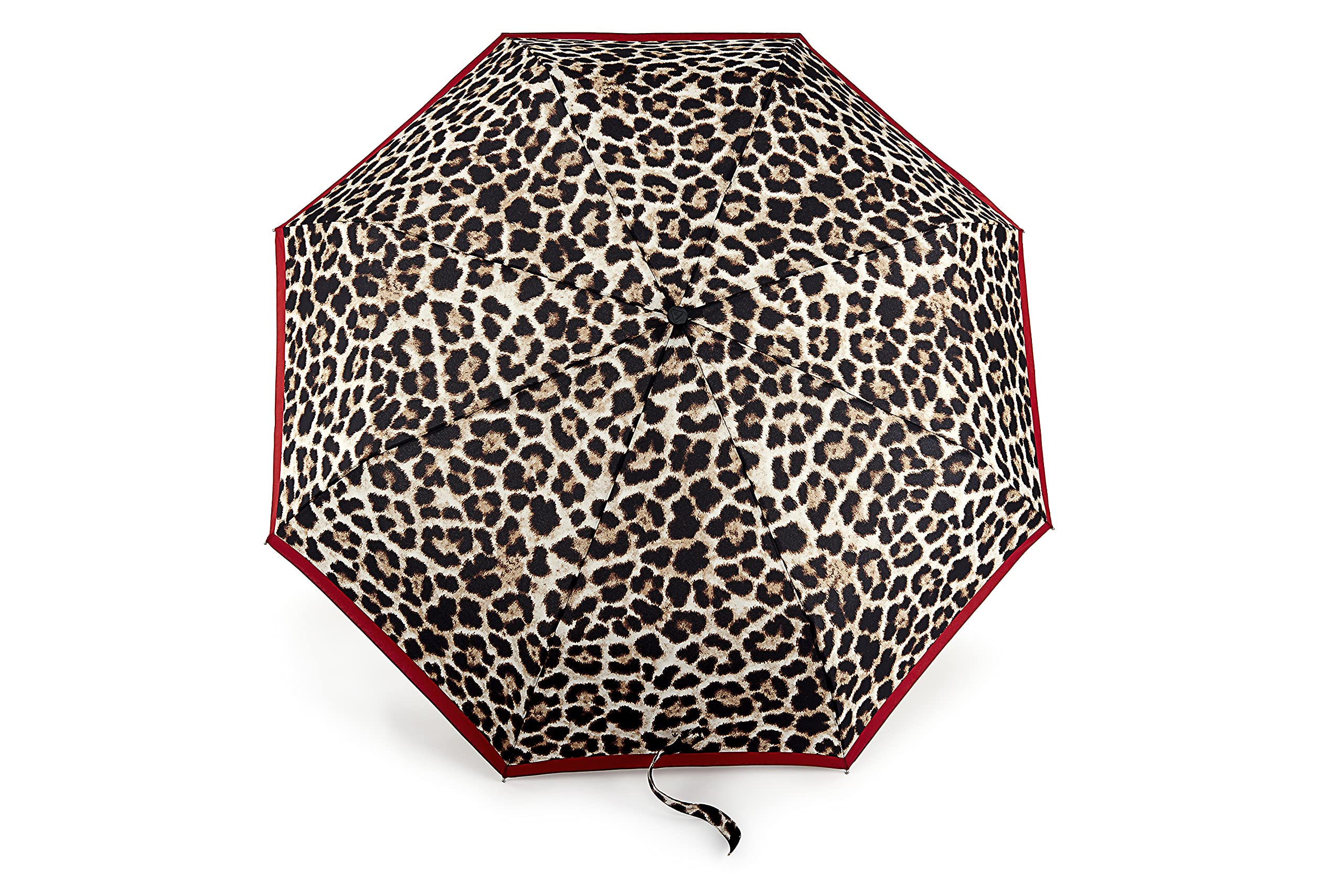 Fulton Minilite Umbrella, Lusterous Leopard Print, Strong Lightweight Wind Resistant Frame
