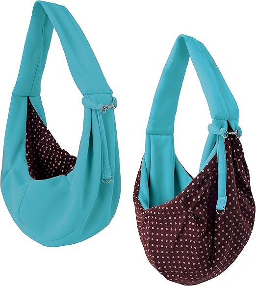 light blue sling bag
