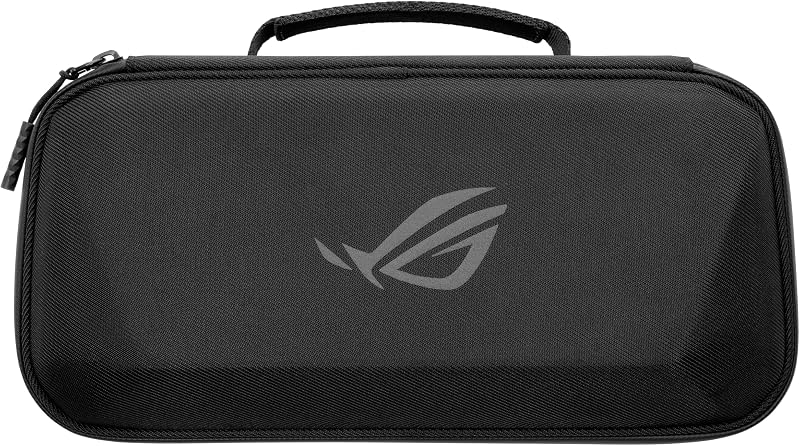 Funda ROG Xbox Ally (2 en 1) Premium, Negro, Resistente al Agua, con Compartimento Desmontable para Cargador, Forro de Vellón Suave