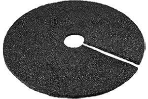 Rubberific 24" Rubber Mulch Tree Ring - 3 Pack (Black)