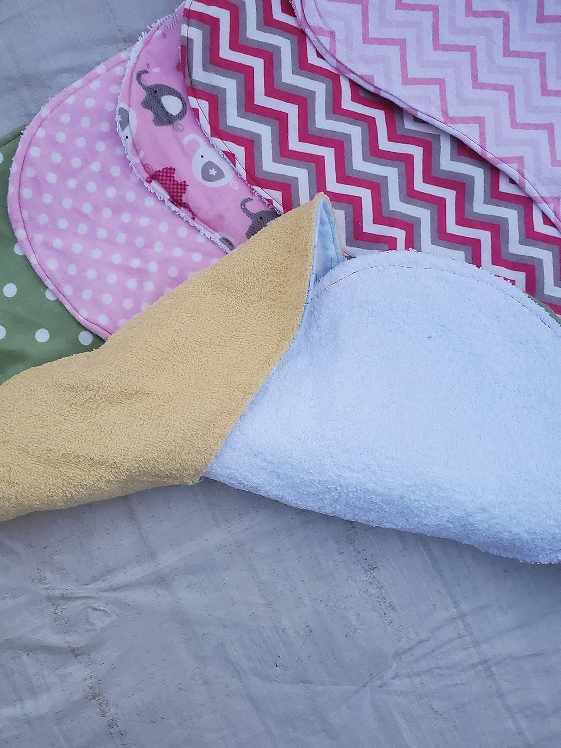 terry cloth burp cloths