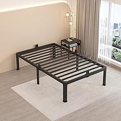 MAF 12 Inch Twin XL Metal Platform Bed Frames with