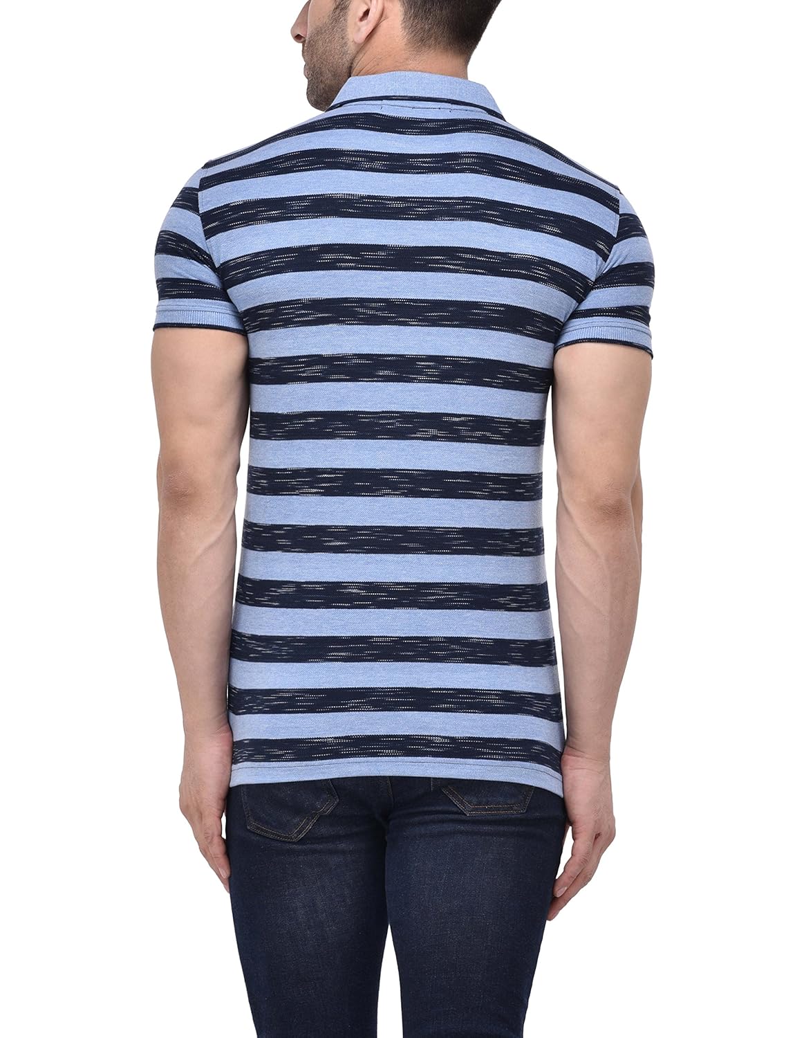 tinted men's matty polo neck t-shirt (tj547)