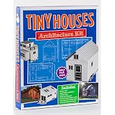 Tiny Houses Architecture Kit: Build Your Own Cardstock Paper Models, Furniture &amp; Trailer with Blueprints, Scale Ruler &amp; Roof Slope Calculator | DIY Craft for Teens &amp; Adults
