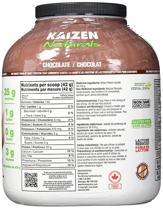 Kaizen Whey Protein Nutrition Facts Runners High Nutrition