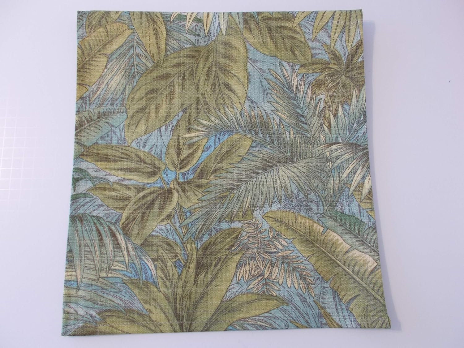StitchnArtbyMichelle Chair Cover Recliner Pad Headrest Furniture Protector Canvas Palm Tree Green Print Indoor Outdoor Upholstery14X30 Sofas Loveseats Theater Seating Chaises