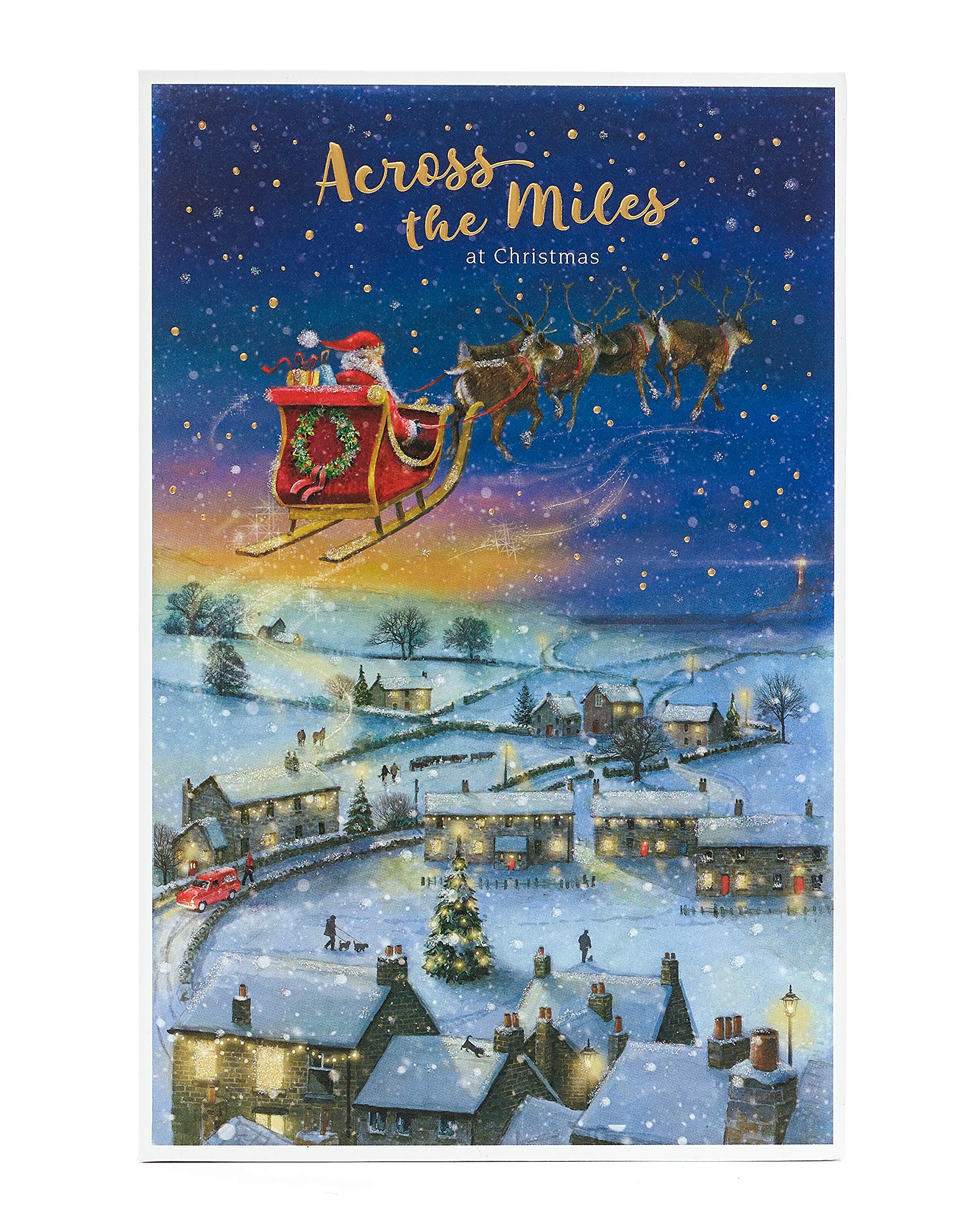 Christmas Card - Christmas Card With Santa - Christmas Card For Someone Far Away - Father Christmas Greetings Card