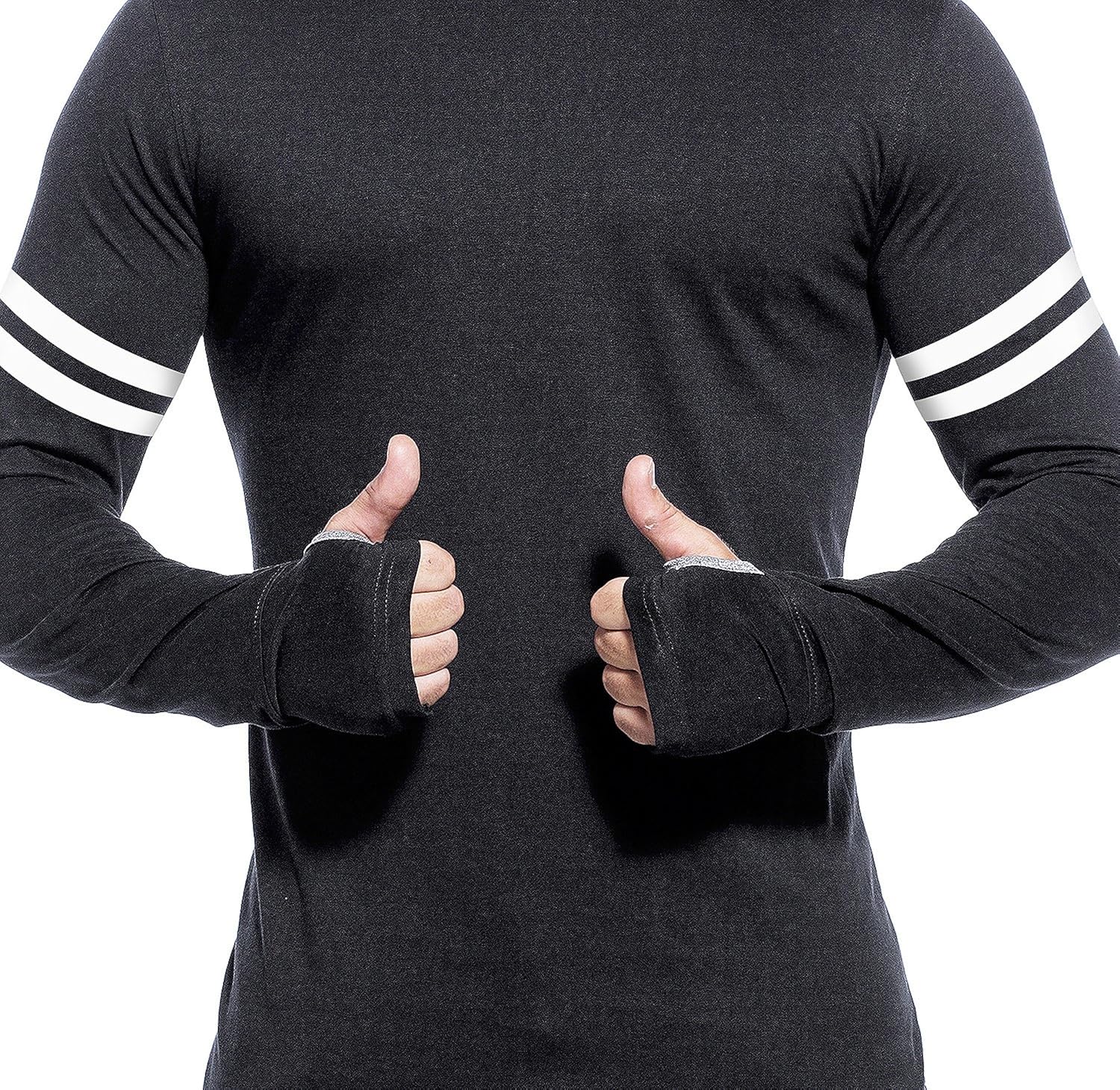 maniac men's cotton fullsleeves printed t-shirt (blue)