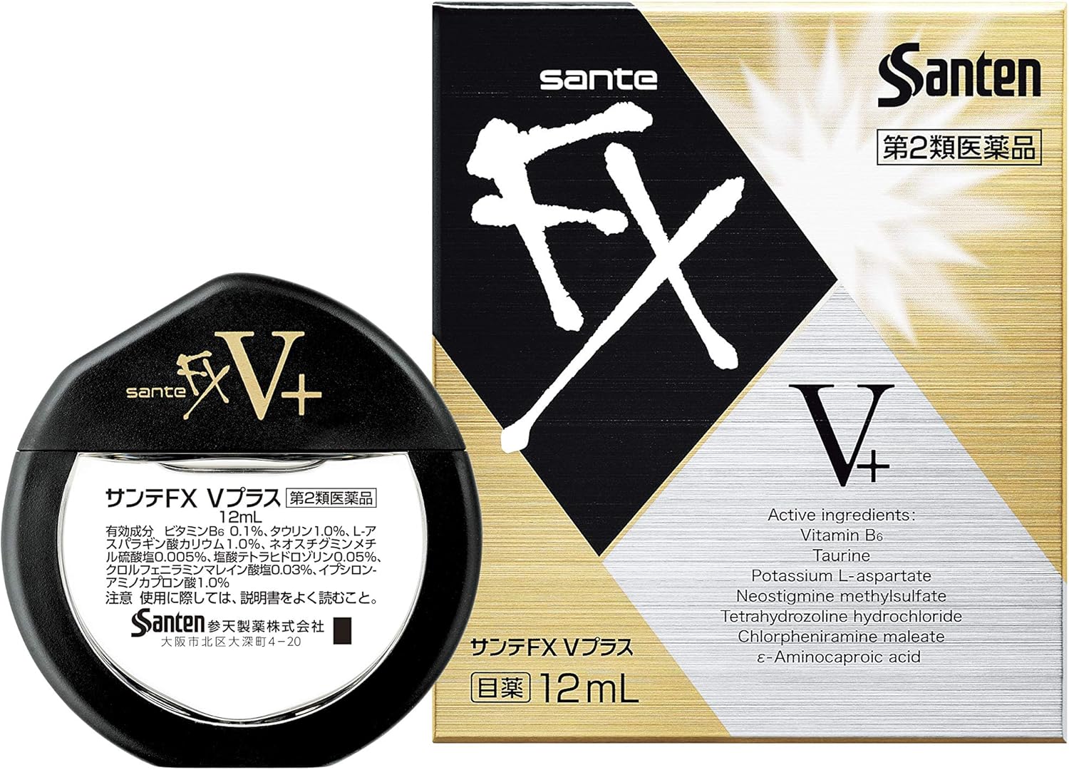 Amazon 第2類医薬品 サンテfx Vプラス 12ml サンテ 目薬