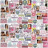 Mean Girls 100ct Vinyl Large Deluxe Stickers Variety Pack – Die Cut Decals for Laptop, Water Bottle, Scrapbooking, Tablet, Indoor/Outdoor