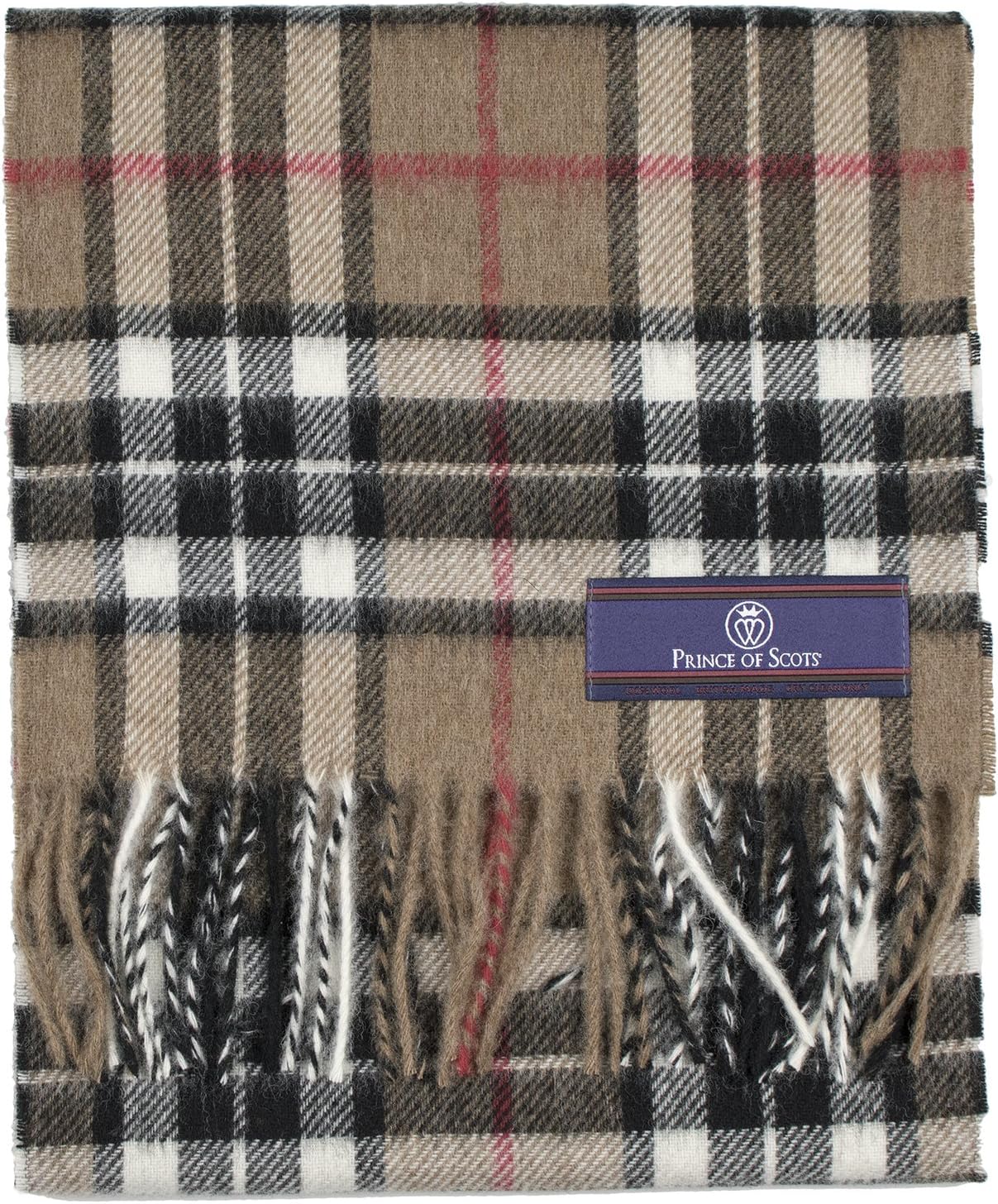 Merino Wool Tartan Scarf