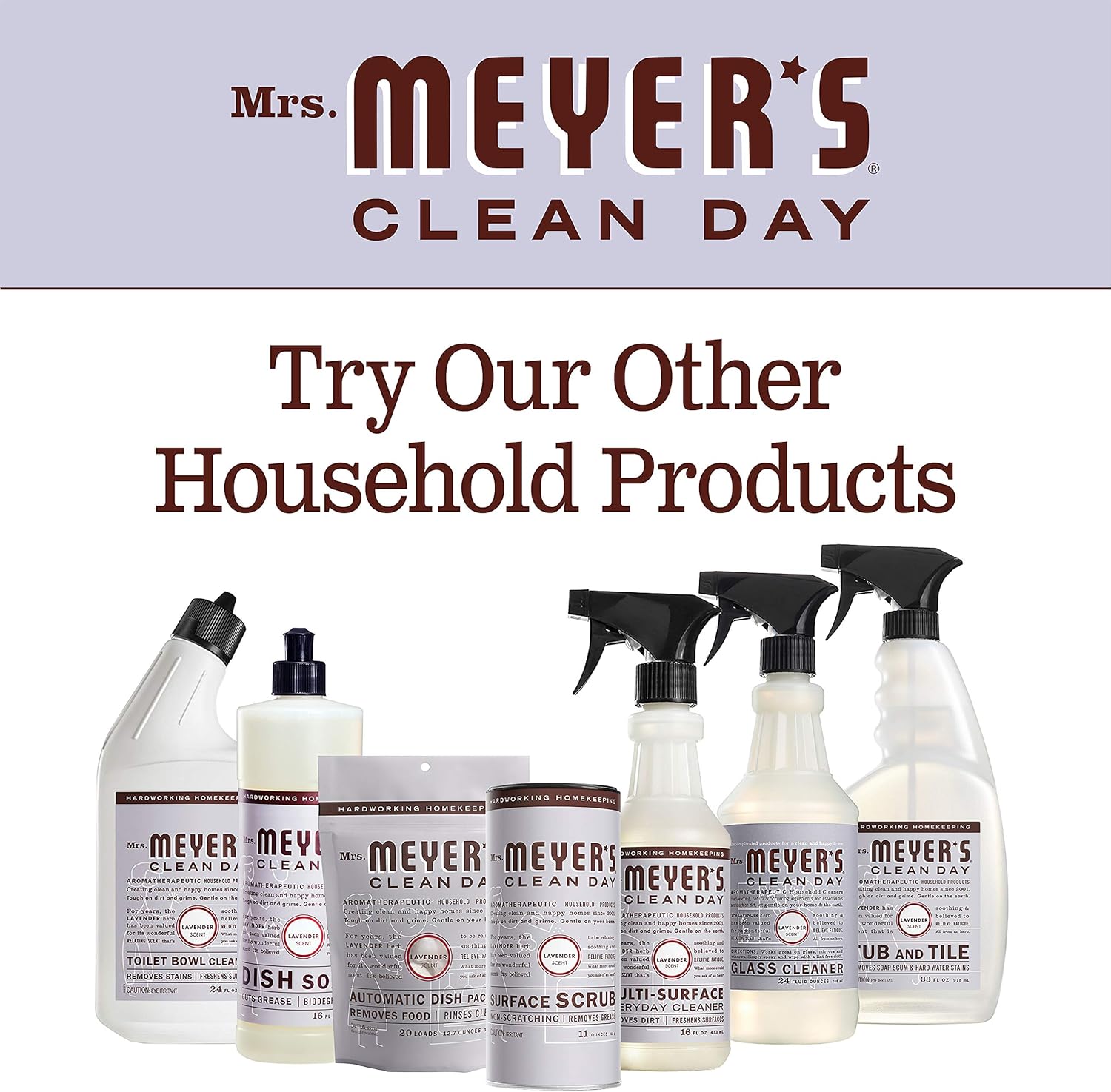Mrs. Meyer's Clean Day Liquid Dish Soap, Cruelty Free Formula, Lavender Scent, 16 oz- Pack of 3: Health & Personal Care