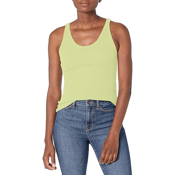 Amazon.com: Monrow Women's Tank Top, Fizz, M : Clothing