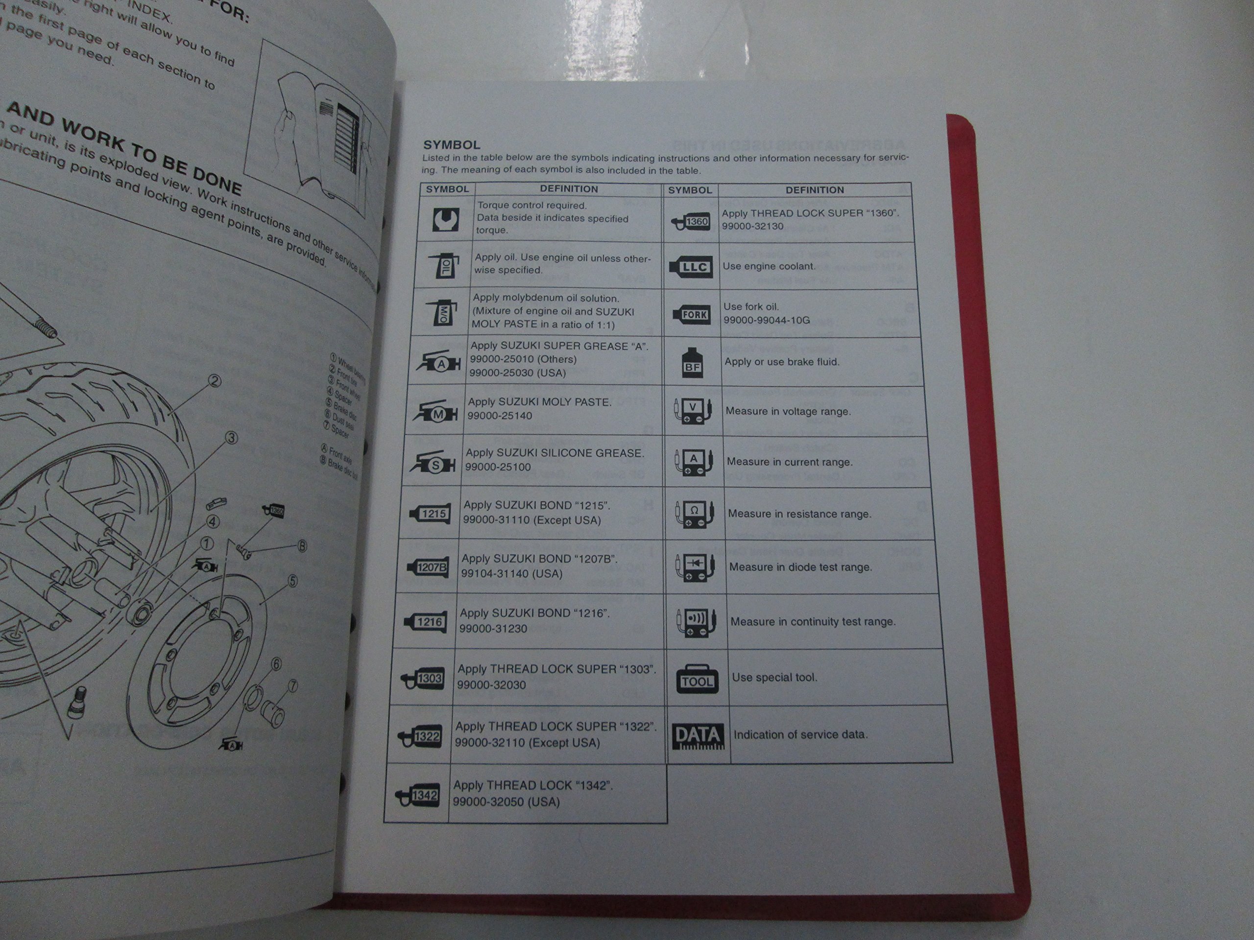 2003 04 05 2006 Suzuki AN400 Service Repair Manual BINDER FADING: Suzuki:  Amazon.com: Books