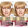 L'Oreal Paris Excellence Creme Permanent Hair Color, 8G Medium Golden Blonde, 100 percent Gray Coverage Hair Dye, Pack of 2