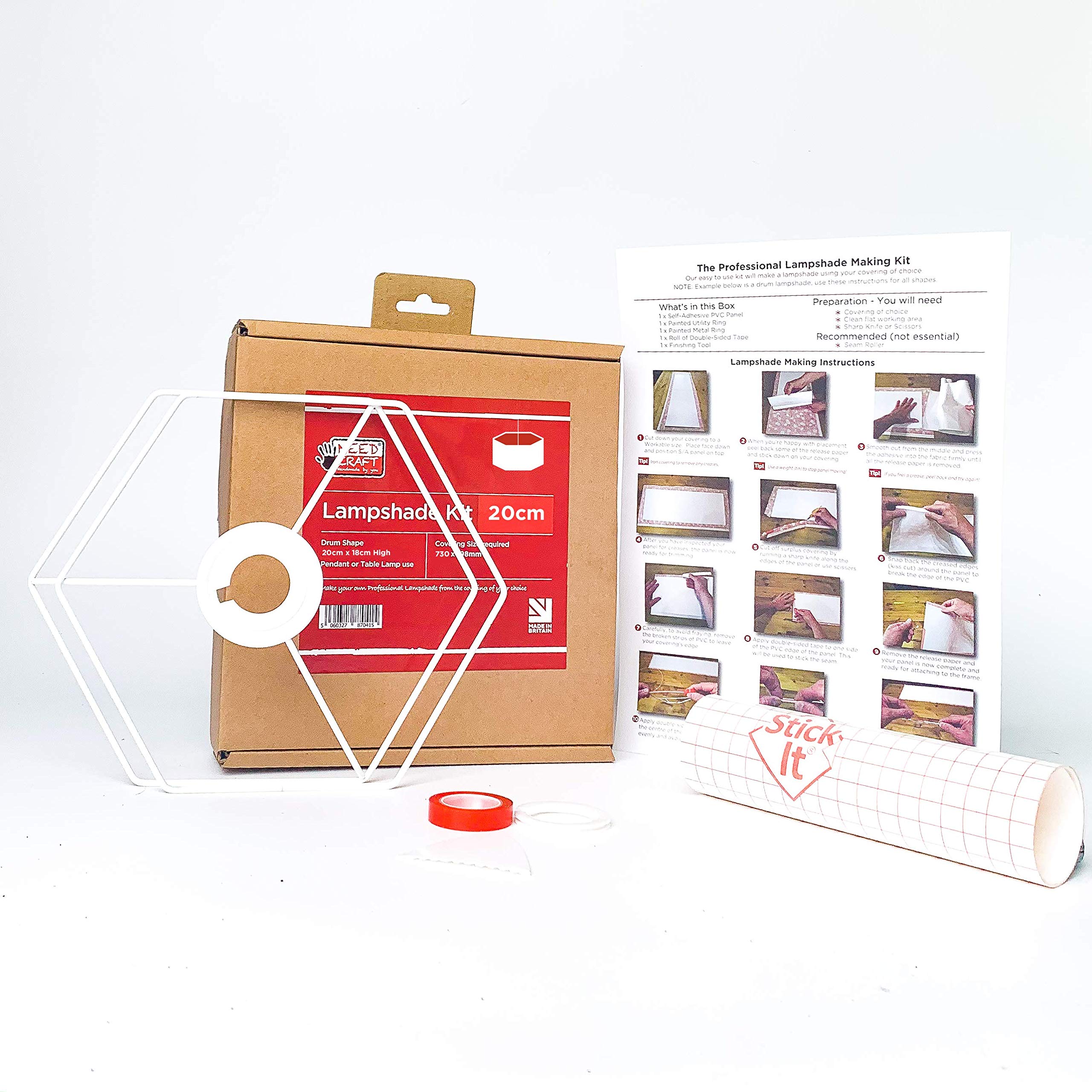 20cm Hexagon Lampshade Making Kit