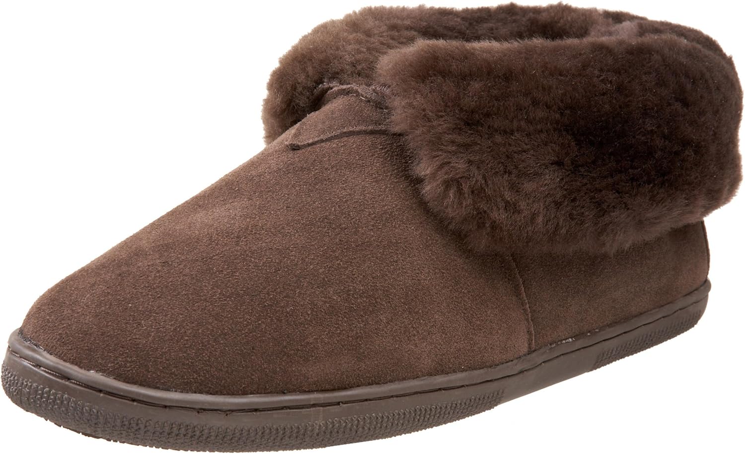 Bearpaw Men's Traditional Shearling Slipper Brown Size 7 M US Amazon