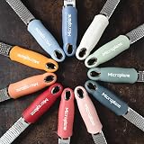 Microplane Zester Grater in Eucalyptus Green - Fine Stainless Blade USA Made view 9