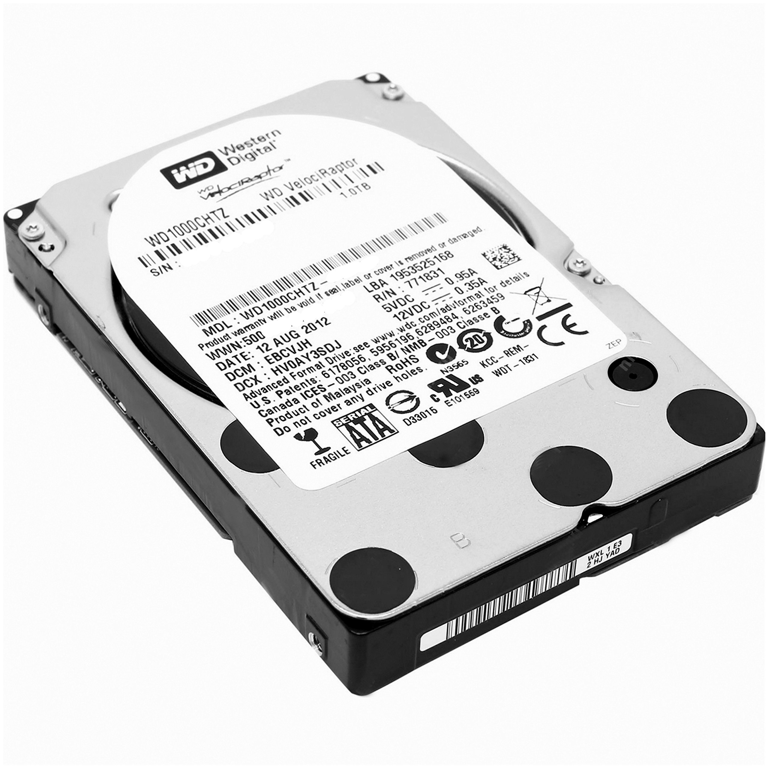Western Digital WD1000CHTZ - VELOCIRAPTOR 1TB 2.5IN - 10K RPM SATA 6 GB/S 64MB CACHE