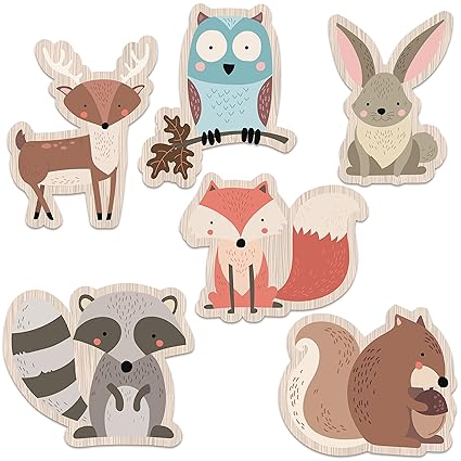 Amazon Com Woodland Creatures Party Supplies Nursery And Baby