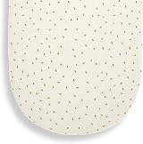 The Little Green Sheep Moses Basket Fitted Sheet Organic Linen Cotton Blend