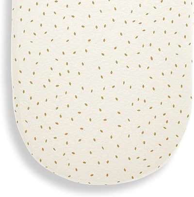 The Little Green Sheep Moses Basket Fitted Sheet Organic Linen Cotton Blend