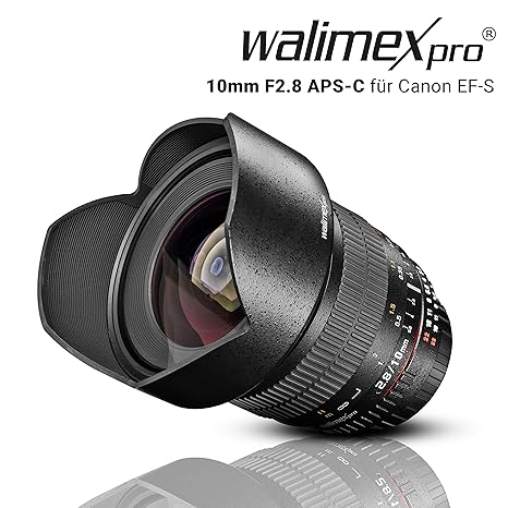 Walimex pro Black - Objetivo para Canon (Apertura f 2.8-22), Negro ...