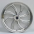 Ultima Vortex CNC Machined Aluminum Front Wheel, 21" x 2.15" Dual Disc, 37-810