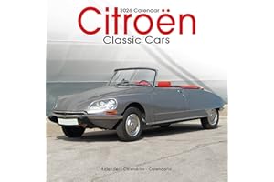 Citroen Classic Cars Calendar 2026 Square Car Wall Calendar - 16 Month