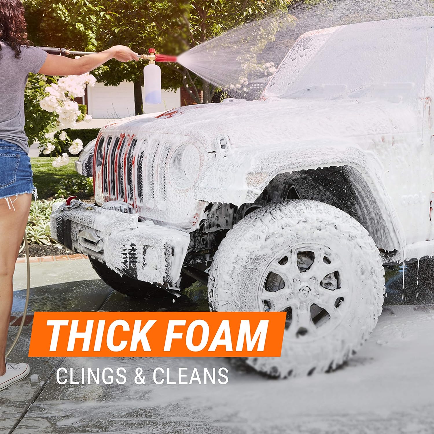 Armor All Car Wash Snow Foam Formula, Cleaning Concentrate for Cars, Truck, Motorcycle, Bottles, 50 Fl Oz, Pack of 4, 19141-4PK: Automotive