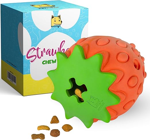 strawberry dog toy