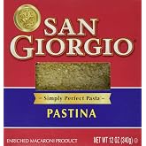 San Giorgio Enriched Macaroni Product Pastina 12 Ounces (Pack of 1)