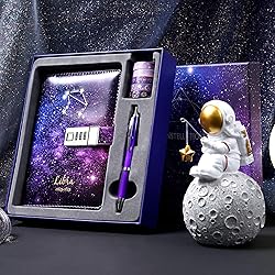Starry Constellation Lock Diary Set Gift Box with