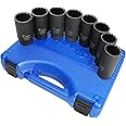 Astro Pneumatic Tool 78868 12-Point Axle Nut Socket Set (8 Piece)
