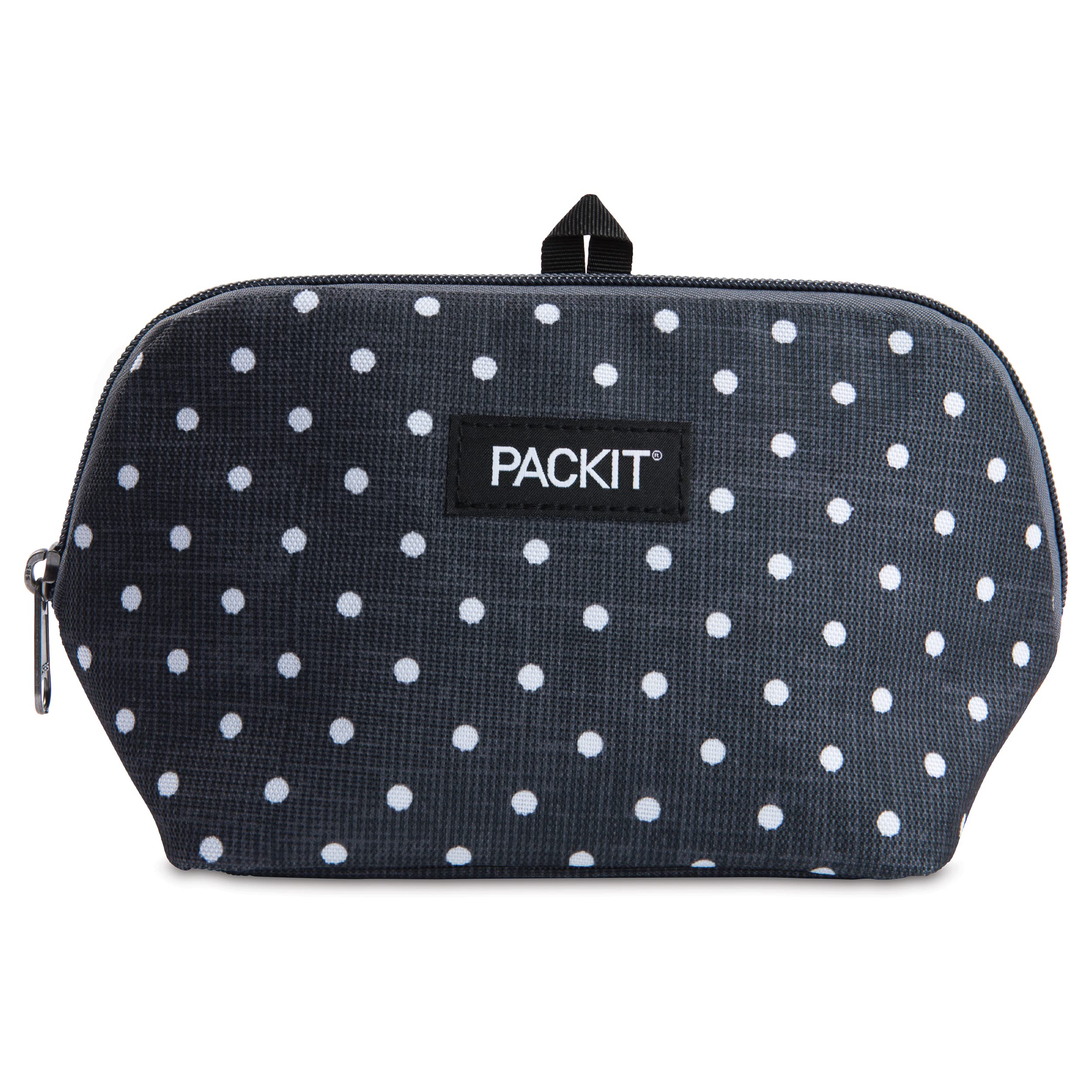 Photo 1 of PackIt Freezable Snack Bag, Polka Dots, Built with EcoFreeze Technology, Foldable, Reusable, Zip Closure Locks in Cool Dry Air, and Fresh Snacks On the Go