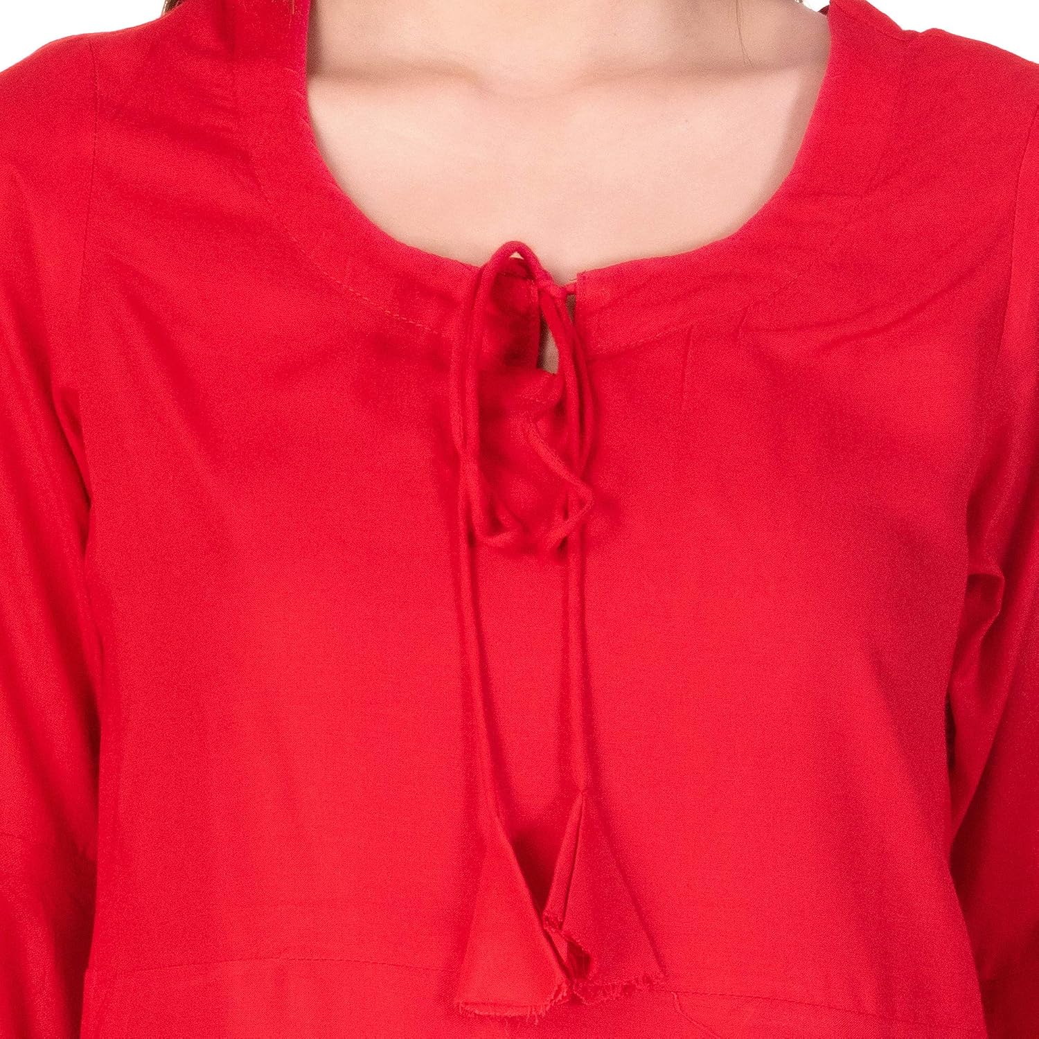 ortange readymade women's rayon kurta, palazzo with printed dupatta set