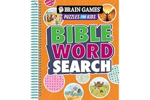 Brain Games Puzzles for Kids - Bible Word Search (Ages 5 to 10)