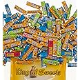 PEZ Candy Refills | Sour Assorted Flavored Movie Theater & Halloween Candy Pack | XL 2 Pound Bulk Wrapped Individually Hard Pressed Candy | Old School American Candy | Bulk King of Sweets Bag